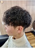 波巻パーマ、マッシュ