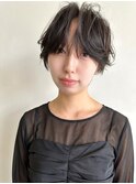 春の抜け感！ニュアンスショートパーマ