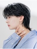 ニュアンスパーマ/センターパート/波巻きツイストスパイラル渋谷