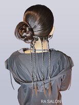 アールエーサロン モノクロ 虎ノ門(RA SALON モノクロ) 【お呼ばれヘア】カチモリサイドお団子