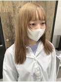 ブリーチカラー/ベージュカラー
