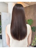 輝く艶髪まとまりロングヘアスタイル髪質改善美髪髪質改善カラー