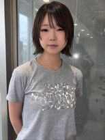 ニューヨークニューヨーク 三宮駅前店(NYNY) 大人かわいいミニウルフ×顔まわりレイヤー