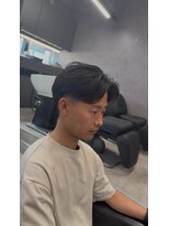 リッチブランドアンドコー 守口店(Rich Brand&Co)&nbsp;センターパートニュアンスパーマ韓国カルマパーマコンマヘア