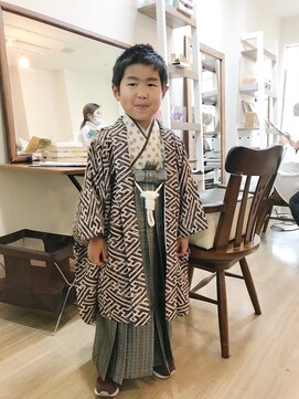 ロカット サロン(Roquat Salon) 卒業式に!キッズメンズ袴着付けヘアセット【立川/立川南駅】