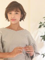 +animo吉川美南+くすみカラーのふんわり外ハネボブ♪r-2