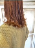 透け感orange beige☆ロブ