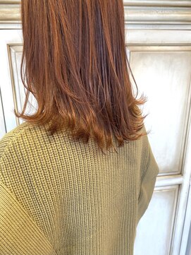 グローリープラス(Glory+plus) 透け感orange beige☆ロブ