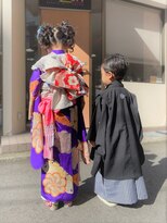 エリカ 美容室&nbsp;【七五三フルセット】姉弟での写真撮り8才5才