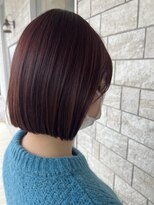 アメイジングヘアー 千歳店(AMAZING HAIR) 切りっぱなしボブ/艶髪/髪質改善/暖色系カラー/20代30代40代