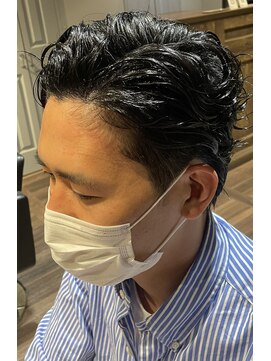 メンズココ 日本橋店(MENS COCO) 七三オールバックパーマ『結婚相談所、婚活、メンズ専門、男性