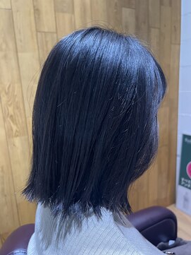 チアー ヘアリラクゼーション(cheer HAIRRELAXATION) クセ緩和ストレート+黒髪ボブ