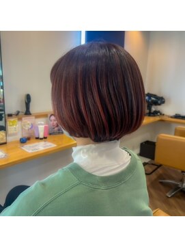 ルセ イノベーション 蓮田店(Ruse innovation) ピンクショートボブ