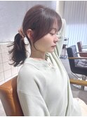 結んでも可愛い顔まわりカット