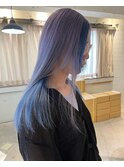 インナーカラー20代30代40代ハイライトブリーチダブルカラー立川