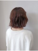 【佐藤哲朗】ウェーブボブ×ニュアンスカラーショコラベージュ
