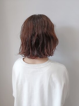 アヤラ オーガニックアンドスパ 東船橋店(AYALA) 【佐藤哲朗】ウェーブボブ×ニュアンスカラーショコラベージュ