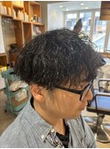 名古屋天白区梅ヶ丘大人メンズツイストスパイラルパーマ
