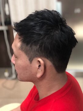 ヘアークリアー 春日部 メンズ/クリアな刈り上げでキマるショートスタイル/大人男性