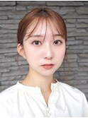 透明感メイクトレンドメイクタイトヘア岡山南中央町