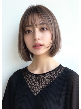 ライズ ネックス ザ サロン 渋谷(LIZE nex the salon) 小顔ボブ＃渋谷駅＃韓国#髪質改善#トリートメント