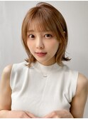 前髪 外ハネボブ イメチェン 美髪 ホワイトブロンド"