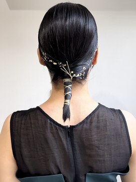 ラミエバイメルト 下北沢(lamie by melt) 花田/ヘアセット/結婚式/着物/卒業式/ヘアアレンジ/下北沢/ボブ