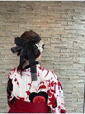 袴ヘアアレンジ