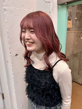 アジリ(agili) チェリーレッド/ピンク/ミディアム/ツヤ髪/春カラー