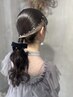 【8時台早朝料金込み】ヘアセット(25分以内)6600円☆ #お呼ばれヘア #参列