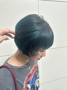 ニューヨークニューヨーク 垂水店(NYNY) マッシュショートｘイルミナカラーｘオージュアトリートメント