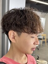 フィフス トウキョウ (fifth TOKYO) 渋谷メンズマッシュウルフカット緩めシャドウパーマルーズパーマ