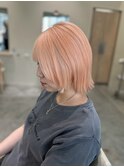 ブロンドに色落ち◎ペールオレンジ！