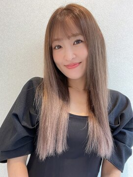 アンククロス 表参道(ANKH CROSS) 透明感/ホワイトミルクティーブラウン/ストレート