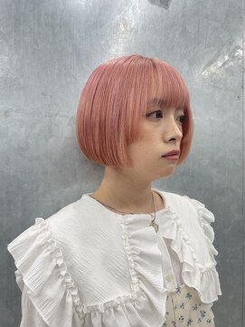 バサ 池袋東口店(BASSA) 【Taguchi】切りっぱなしボブ×ハイトーンカラー