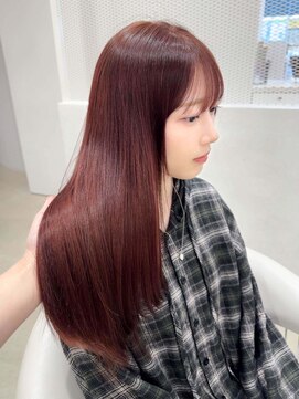 ノエシキカ(noe sikika) くびれヘア/アプリコットオレンジ/ハイライトカラー/栄a48