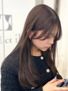 ジエクト アイロ(The Ect ilo) 【似合わせカット】韓国風巻き/シャギーカット/波巻き