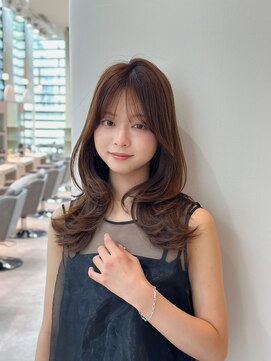ライズ ネックス ザ サロン 渋谷(LIZE nex the salon) 【小顔レイヤーカット　前髪あり　#12】#渋谷駅#韓国#髪質改善