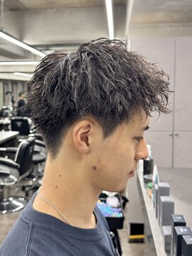 ニコ トウキョウ ロジック(nico TOKYO Logic) 刈り上げアップバングスパイキーショートパーマスパイラルパーマ