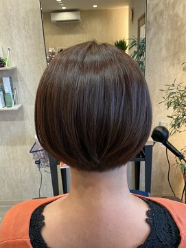 似合わせカット＋プルーンアッシュ＋トリートメント