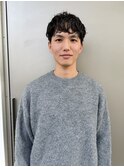 ニュアンスパーマ好印象ナチュラルパーマ無造作メンズパーマ井上