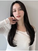 ロングレイヤー/内巻き/顔周りカット
