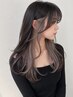 【インナーカラー】小顔カット+インナーカラー+髪質改善2stepTR ¥25,300→