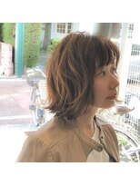 ヘアアンドスペース ベロン(hair&space velon)&nbsp;クセ毛を生かした外ハネボブ