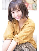 メイズ(MAZE) 【メイズ】シースルーぱっつんとサイドバングで外ハネ小顔ボブ