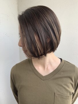 ムエール(mouair) おさまり重視の軽くて楽ちんなボブスタイル