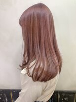 オースト ヘアー ステラ 新宿店(Aust hair Stella)&nbsp;☆ダブルケアブリーチ☆×ピンクベージュ　K