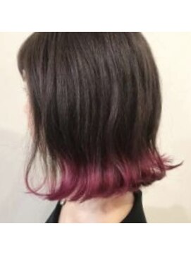 ジーナ 銀座中央通り(Zina) 【Zina 銀座中央通り】裾カラー×イメチェンショートボブ