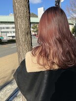 リー 甲子園(Lee) チェリーピンク×ミディアムヘア