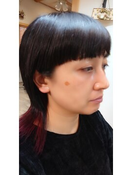 ヘアー ガーデン アンジュ(hair garden Ange) インナーカラー&ヘビーウルフ